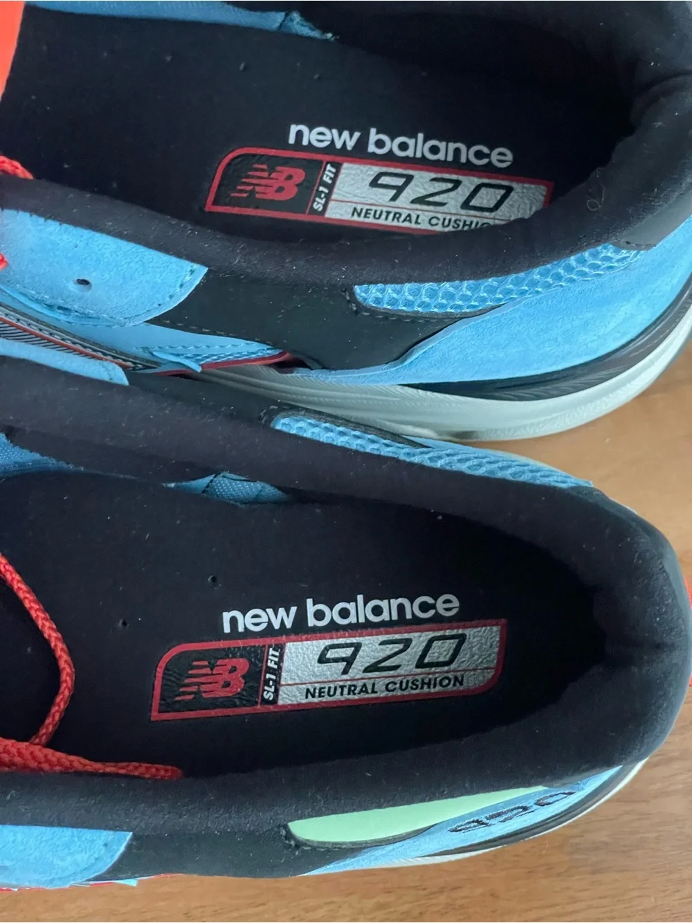 New Balance 920 Made in England M920BKO Blue Pink Green Men’s Size 13 NWT Rare